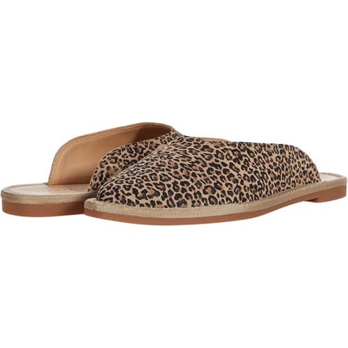Lucky Brand Arvy Flats Women's US 5.5 Brown Leopard Print Slip On Mule JOBB1001