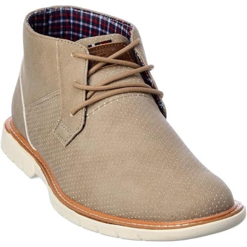 Ben Sherman Dirk Boots Men's US 8.5 Brown Round Toe Lace Up Ankle Chukka JOBB882