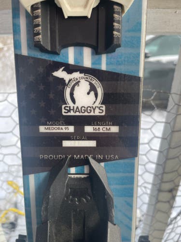 Shaggy Medora 95 - Women's 2020 168 cm All Mountain Skis With Bindings (Used)