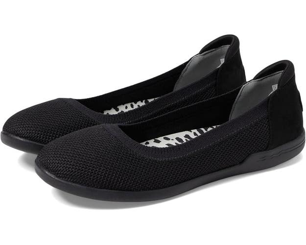 Hey Dude Savannah Slip Classic 40740-001 Women's US 12 Black Ballet Flat HAWK914