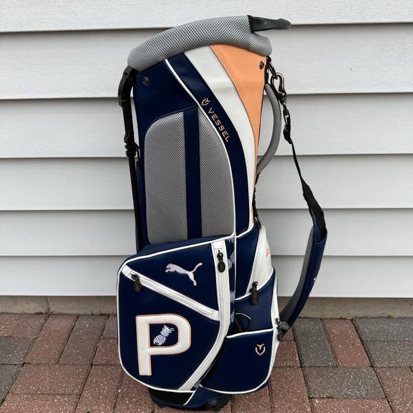 Puma Vessel Caddy Stand Bag Rickie Fowler Island Time Blue Orange