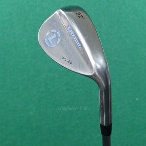 Lazarus Golf Silver Milled Forged 52 GW Gap Wedge Stepped Steel Wedge