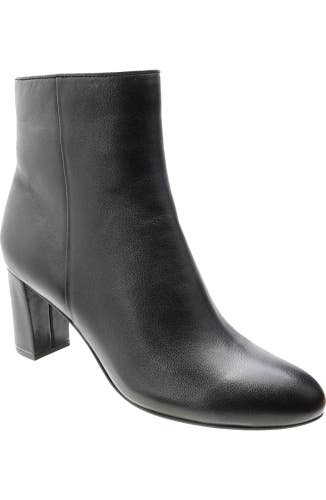David Tate Alison Boot Women's US 12 Black Almond Toe Block Heel Bootie RHS6406