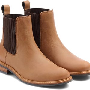 Nisolo Carmen Boots Women's US 8.5 Beige Suede Round Toe Ankle Chelsea RHS6298