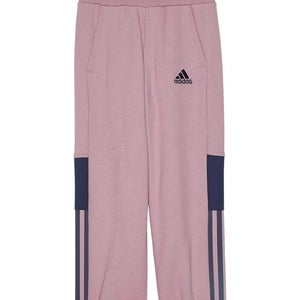 Adidas Tiro 7/8 Pants Big Kids Large Magic Mauve 100% Cotton High-Waisted RED434
