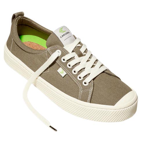 Cariuma OCA Low Sneakers Women's US 6 Burnt Sand Canvas Lifestyle Shoes GAL2080