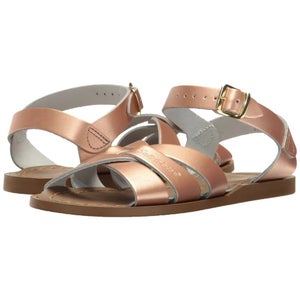 Salt Water 821 Sandals Toddler 4 Rose Gold Leather Ankle Strap Open Toe RHS6281