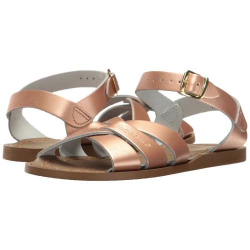 Salt Water 821 Sandals Toddler 4 Rose Gold Leather Ankle Strap Open Toe RHS6281