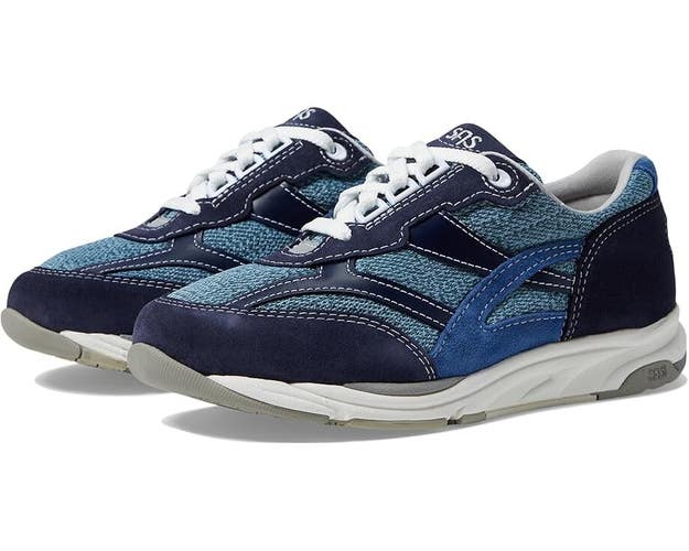 SAS Tour Mesh LT 3721-794 Sneaker Women's 7.5 Blue Comfort Walking Shoes RHS6352