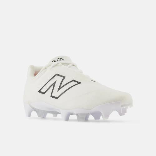 New Balance BurnX4 WBURNLW4 Womens 6.5 White Black Molded Lacrosse Cleats TF8090