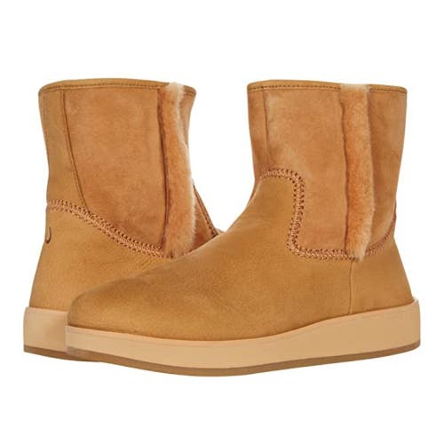 OluKai Pa'ina Hulu 20455-3434 Boots Kids 5 Brown Waterproof Round Toe RHS6426