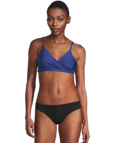 Sunsets Lyla Bralette Top Women E Indigo Stretch Tie-Back Swimwear Beach GBO1226