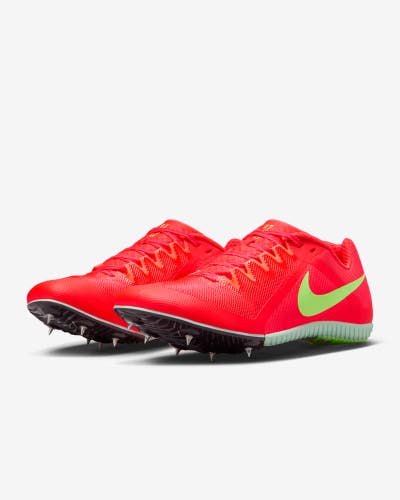 Nike Zoom Rival Sprint FZ9663-600 Mens Red Track & Field Sprinting Spikes TF7919