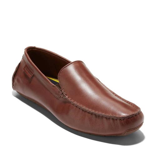 Cole Haan Grand+ Driver Loafer Men's US 9.5 Brown Moc Toe Slip On Shoes GAL2034
