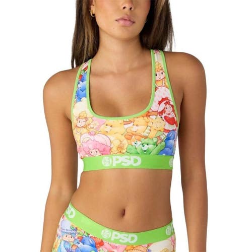 PSD Strawberry Shortcake X Care Bears Sports Bra Women's S Multi Active GBO1246