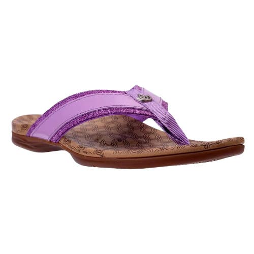Spenco Cabo A596582 Flip Flop Womens US 9D Purple Slip On Thong Sandals GAL1707