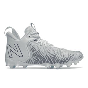 New Balance FreezeLX V3 FREEZPB3 Men's US 4 White Navy Lacrosse Cleats UWU938
