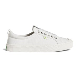 Cariuma OCA Low Sneakers Womens 7 Off White Canvas Low Top Casual Shoes GAL1749