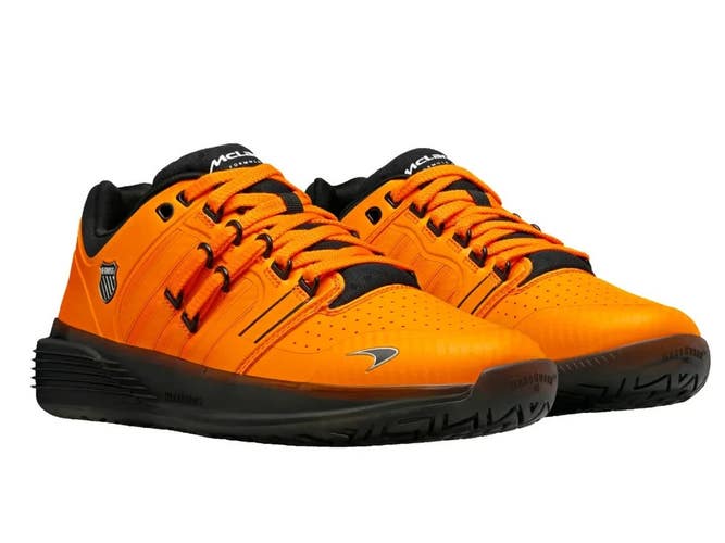 Kswiss SI-18 Ultrashot X McLaren F1 Team Mens US 8 Orange Athletic Shoes GAL1508