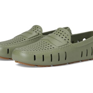 Floafers Country Club Driver 2.0 Loafers Mens 11D Green Perforated Shoes GAL1851