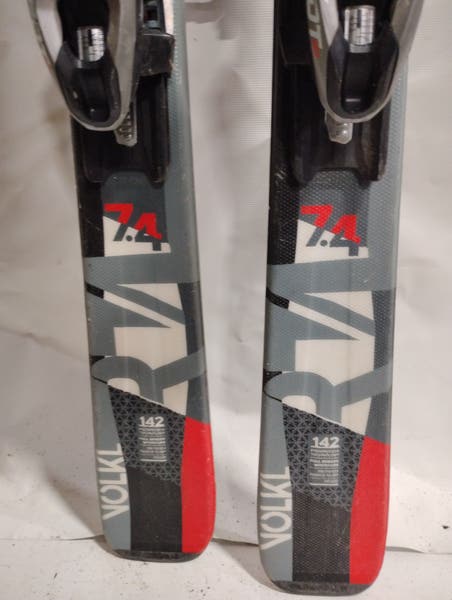 142 Volkl RTM 7.4 skis w/ GripWalk | SidelineSwap | Buy and Sell