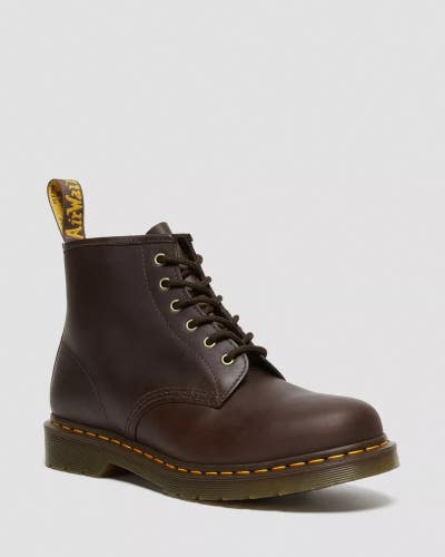 Dr. Martens 101 27761201 Boots Unisex M6/W7 Dark Brown Leather Ankle GAL1288