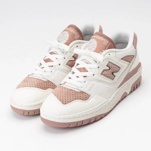 New Balance 550 BBW550PF Sneakers Womens 10 Beige Leather Lifestyle Shoes TF7982