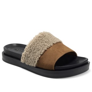 Aerosoles Louie Sandals Womens 11 Cognac Slip On Open Toe Comfort Slide GAL1067