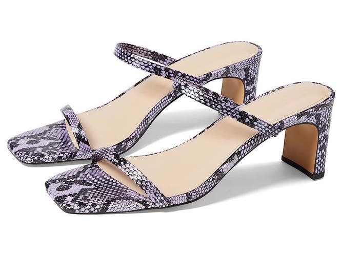FARYL by Farylrobin Analisa Sandal Women's US 9.5 Lavender Square Toe GAL1103