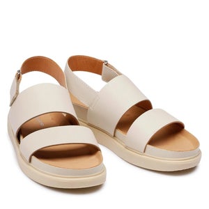 Vagabond Erin 5332-401-02 Sandals Women's US 10 Beige Leather Open Toe GAL1484