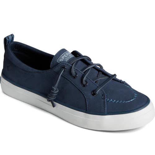 Sperry Crest Vibe STS88485 Sneakers Womens 11 Navy Leather Slip On Shoes GAL1123