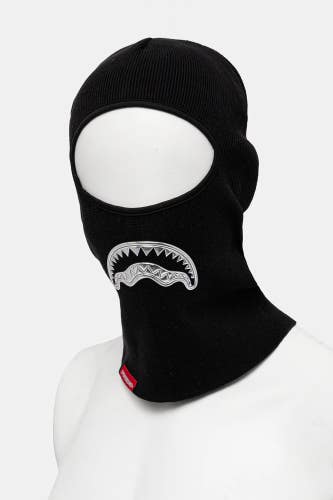 Sprayground 910HW397NSZ Ski Mask Unisex Black Knitted Balaclava Outdoor JAX146