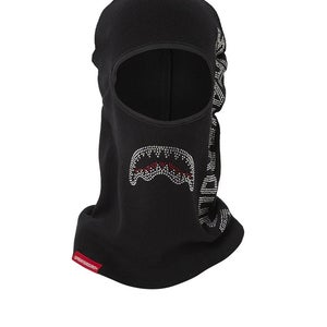Sprayground Million Dollar Bite 910HW400NSZ Ski Mask Black Rhinestones JAX147