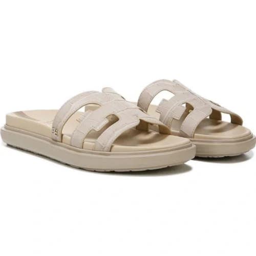 Sam Edelman Valeri Slide Women's US 10.5 Oak Crocodile Slip On Sandals GAL1094