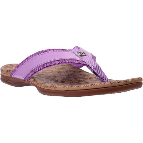 Spenco Cabo Flip Flops Women's 8D Purple Orthotic Support Slip On Sandals GAL993