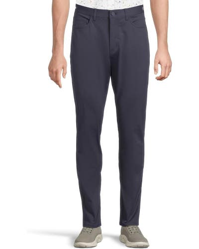 Johnston & Murphy XC4 Pants Men's 33-30 Navy Performance Five-Pockets GBO1098