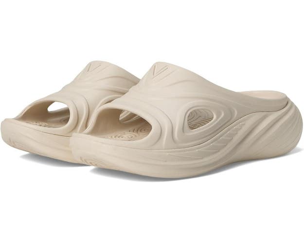 Vionic Cove Rx J0786S1100 Slide Unisex M7/W9 Cream Eva Recovery Sandals GAL1391