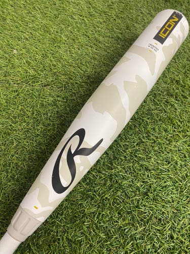 2025 Rawlings Icon Composite Bat USSSA Certified (-10) Composite 20 oz 30" (Used)