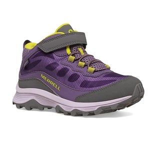 Merrell Moab Speed Mid A/C WP MK166276-500 Unisex Kids 6.5 Purple Shoes GAL1739