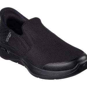 Skechers GO Walk Arch Fit - Hands Free Men's US 7.5 Black Walking Shoes GAL1612