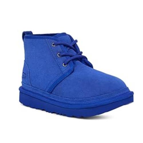 UGG Neumel II 1017320K-420 Kids US 6 Blue Wool Round Toe Ankle Boots GAL1004