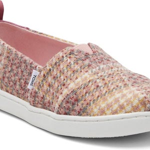 Toms Alpargata Sneakers Kids US 6 Multicolor Tweed Slip On Casual Shoes GAL974