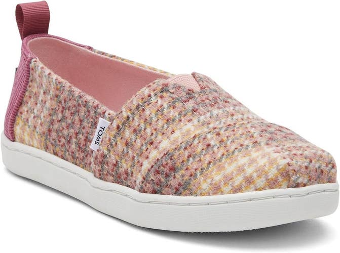 Toms Alpargata Sneakers Kids US 6 Multicolor Tweed Slip On Casual Shoes GAL974