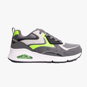 Skechers Uno Gen1 - Color Surge 403647L-CCLM Boys US 5 Charcoal Lime Shoe GAL954