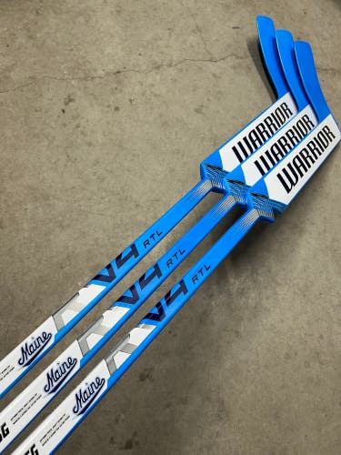 3 PACK Left Hand 24” Warrior RV4 Albin Boija - Maine University Pro Goalie Stick New