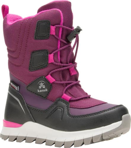 Kamik Bouncer 2 Snow Boots Kids US 6 Grape Waterproof Insulated Cozy GAL1002