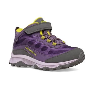 Merrell Moab Speed Mid A/C MK166276 Kids 7 Purple Low Top Hiking Shoes GAL1083