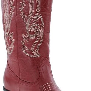 Coconuts by Matisse Gaucho Womens US 7 Red Leather Cowgirl Western Boots GAL1111