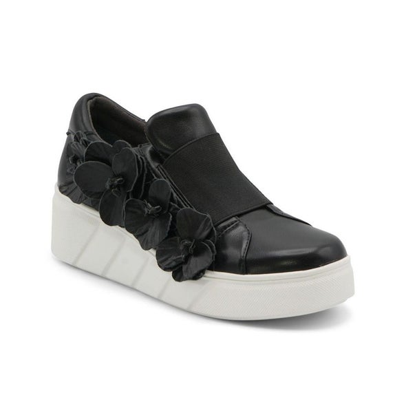 Charles David Rachelle Sneakers Women's US 8 Black White Platform Shoes GAL1500