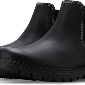 Eastland Norway Chelsea Men's US 9.5 Black Leather Pull-On Ankle Boots GAL1358